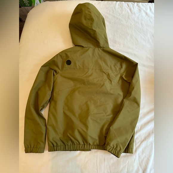 Volcom, size S (4/6), green hooded water resistant jacket - Picture 3 of 4